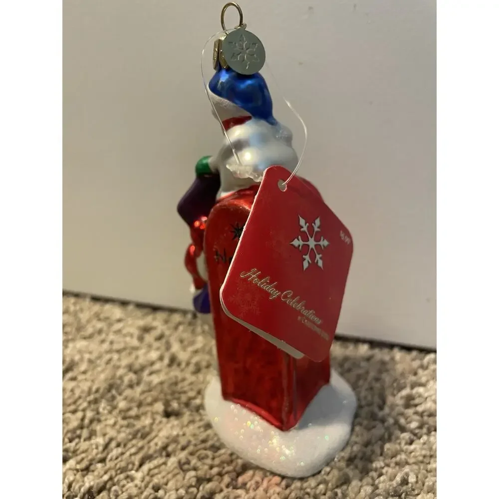 Christopher Radko For Target North Pole Postbox Glass Ornament New Christmas